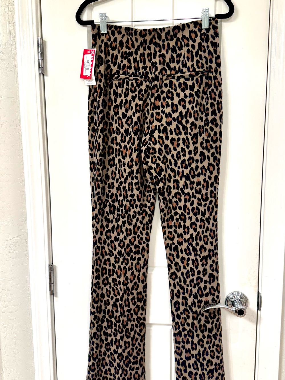 SPANX Leopard Print Flared Pants - Brown & Black - Picture 5 of 5
